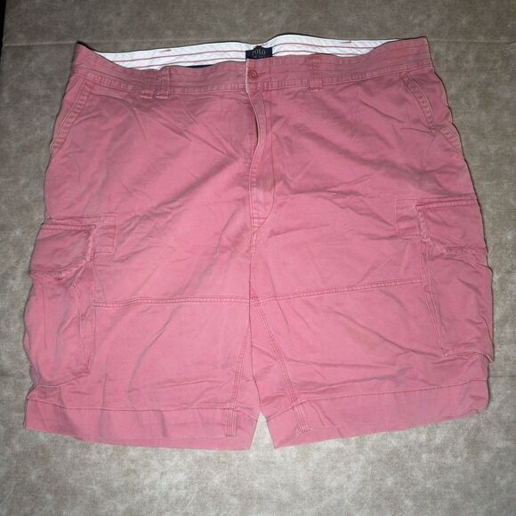Polo Ralph Lauren Classic Fit Chino Cargo Shorts PINK 48B - Picture 4 of 7